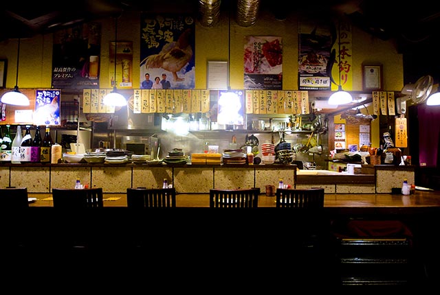 西新橋のオフィス街にひっそりと佇む和食料理屋
